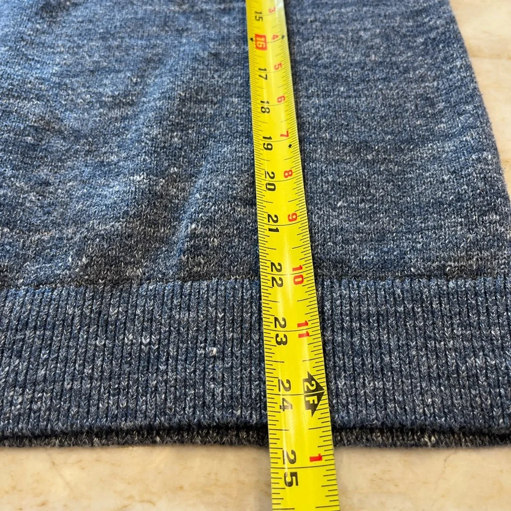 MEN'S SALE Banana Republic‎ Spacedye Popover Hoodie Gray Heathered Knit Medium